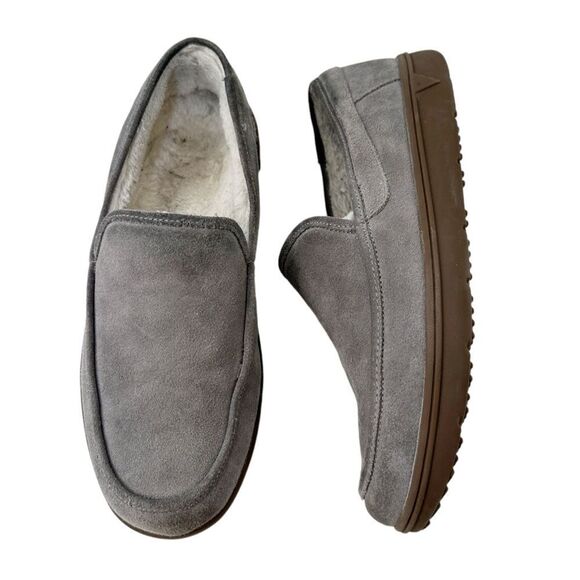 Vionic Gustavo Suede Slipper Loafer Gray Charcoal Size 8.5 - Picture 3 of 7